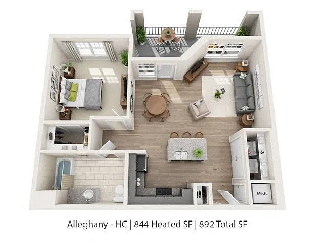 Floor plan Alleghany