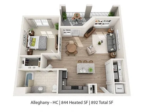 Floor plan Alleghany