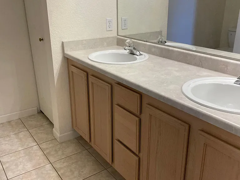 Master Bathroom Double Sink