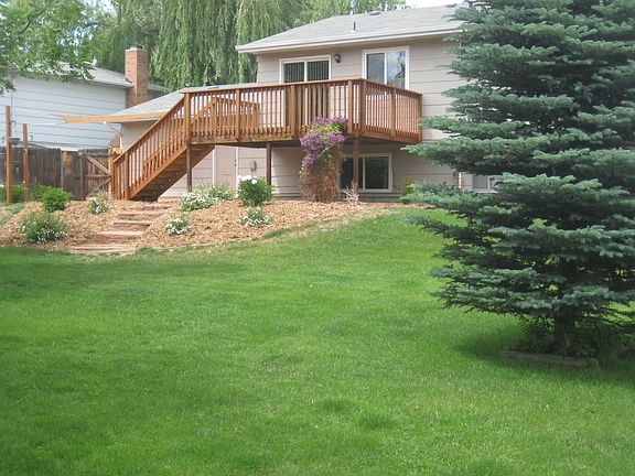 Large back yard