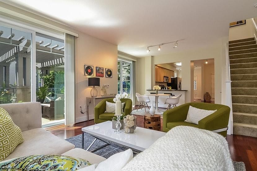 Living room to stairs