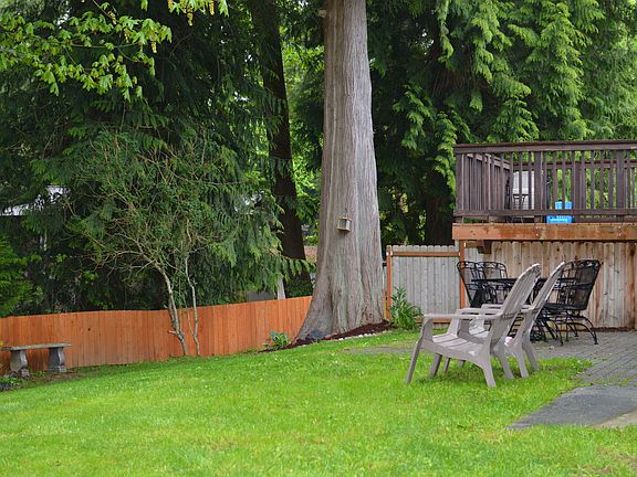 large private yard