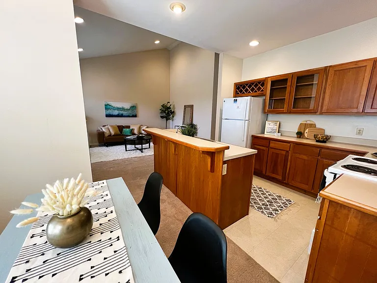 View from Dining Area into Kitchen (Laurelwood)