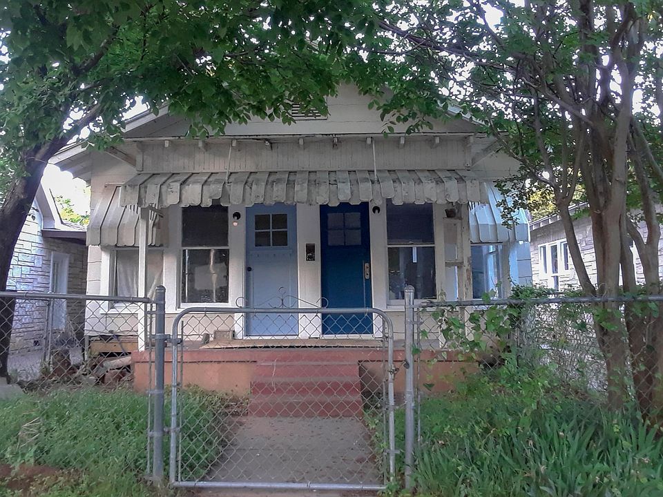 South side if dark blue door :)
