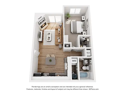 Floor plan Residence 4 Upgraded