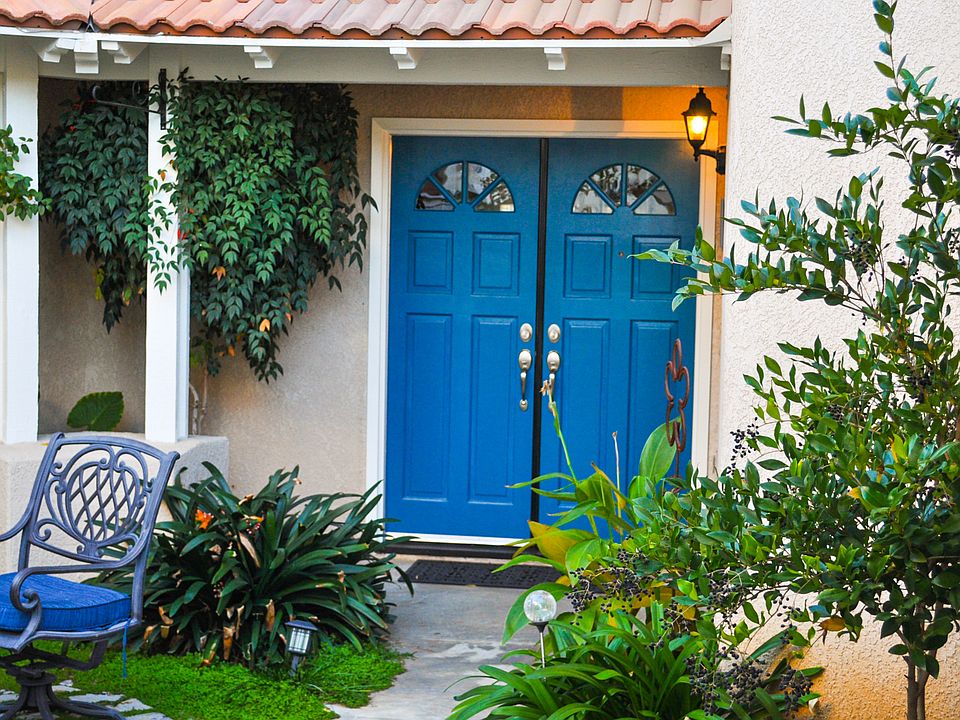 Front door from courtyard 