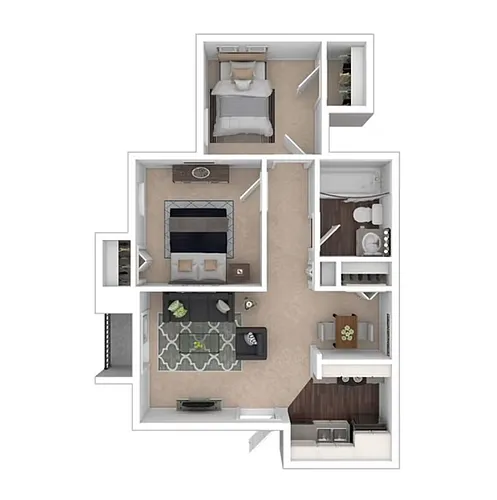 Floor plan B1 Renovated