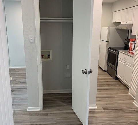 Coat closet right across from the front door