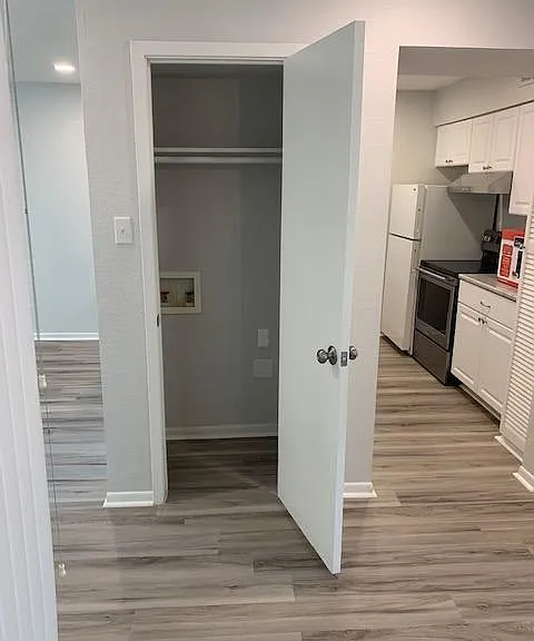 Coat closet right across from the front door