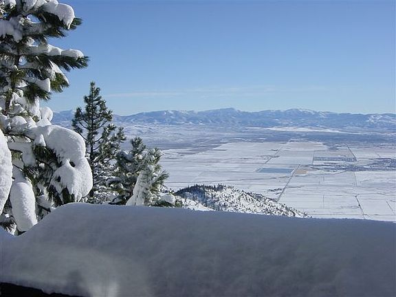 valley view from deck