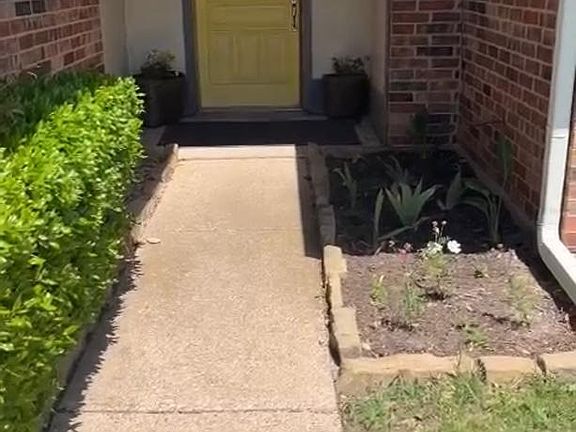 Path to front door