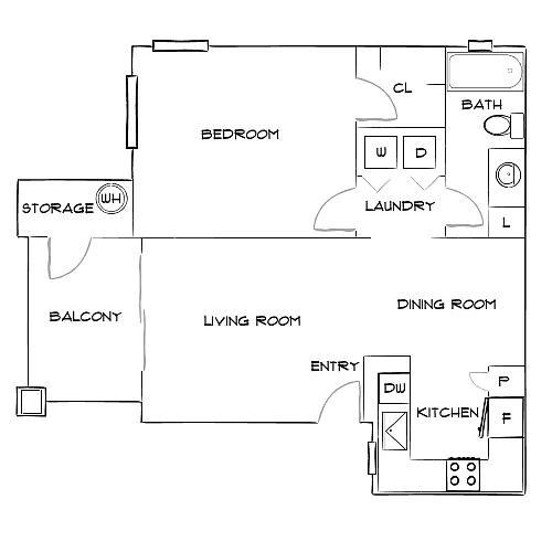 Floor plan Design 1A Premier