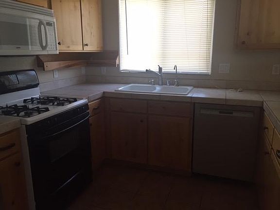 Kitchen looking north towards shed