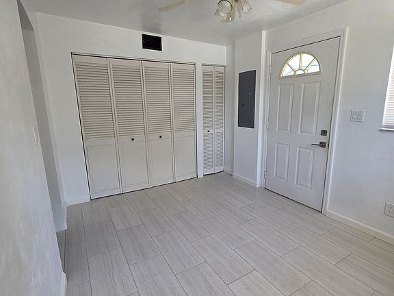 rear door of residence leading into laundry room