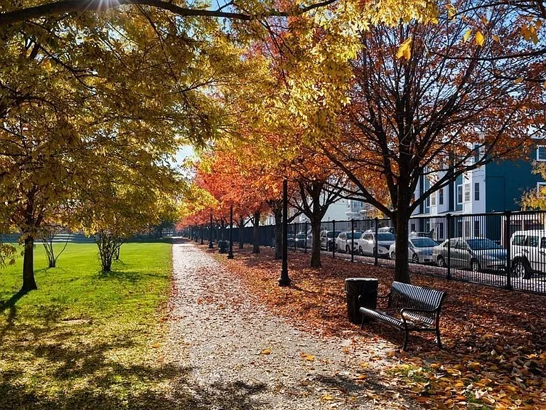 Beautiful fall day in Eastie.