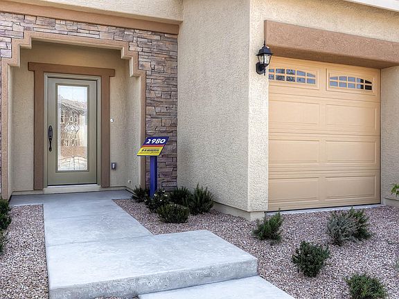 Photo is of model home