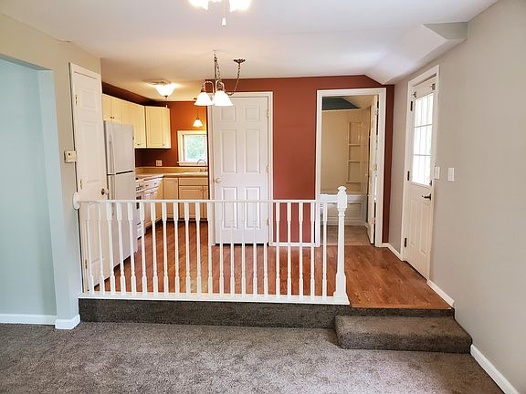 kitchen. Center closed door is laundry room/ closet