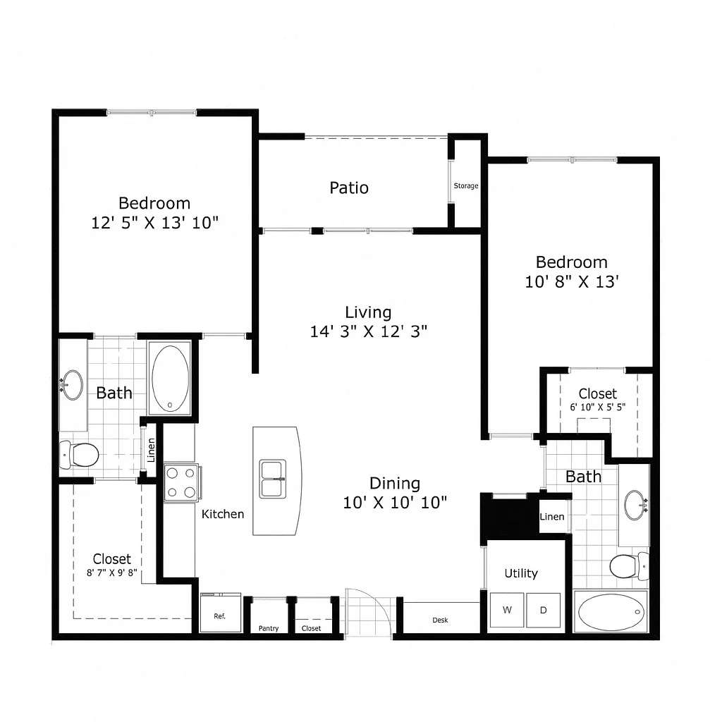 Floor plan B1