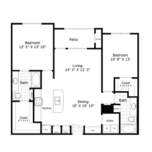 Floor plan B1