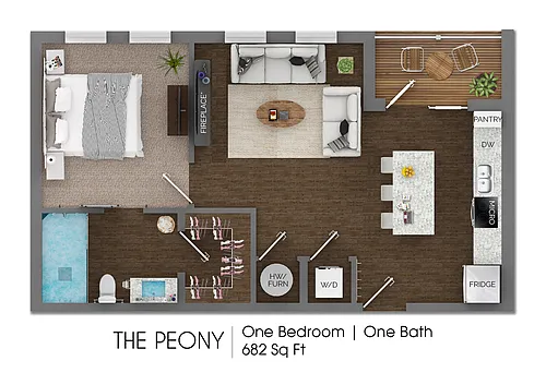 Floor plan Peony