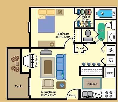 floor plan of apartment