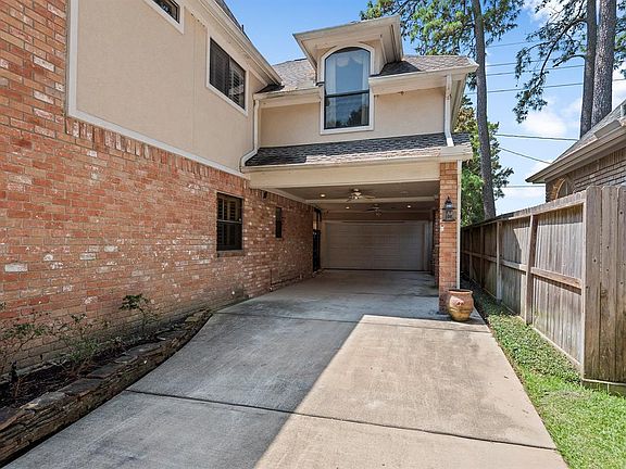 Porte Cochere with Fan and Lighting - guttered