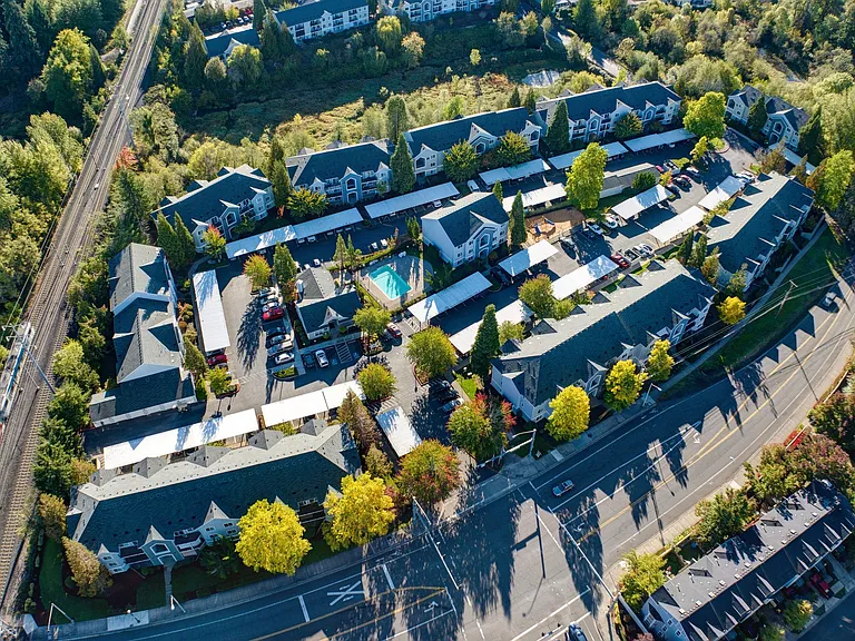 Ariel view of site Quatama Village Aloha