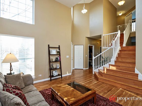 New Oak Hardwood on Dual Staircases