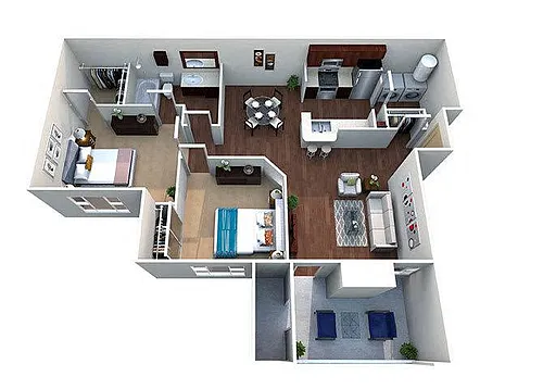 Floor plan B