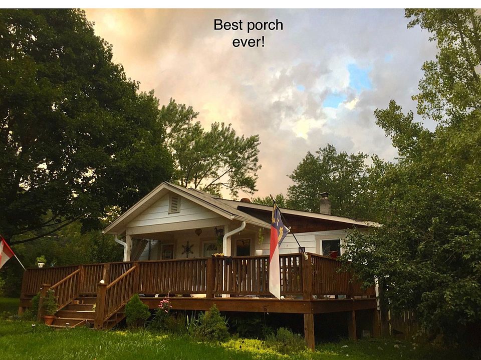 Front view of porch