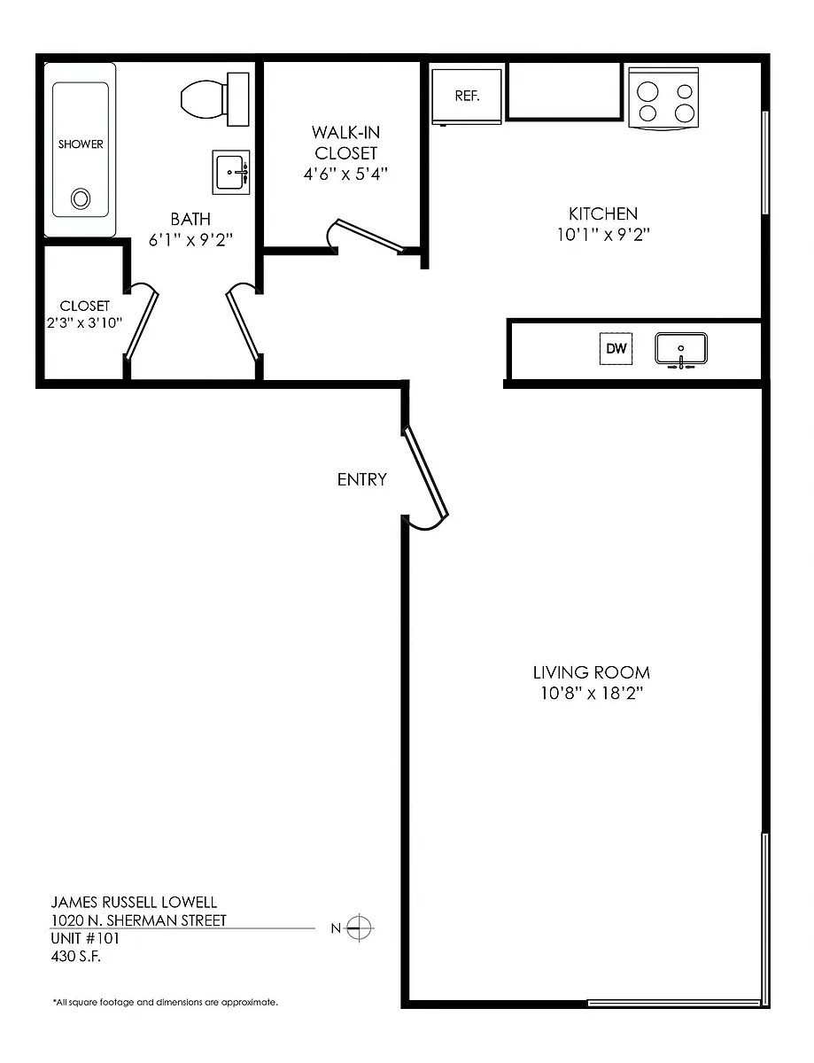 Floor plan Studio