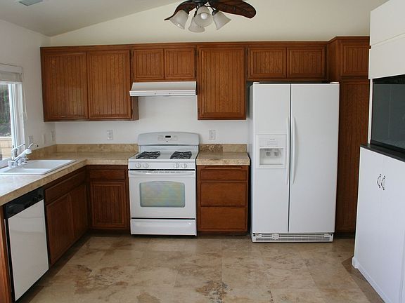 Kitchen with Travertine Marble