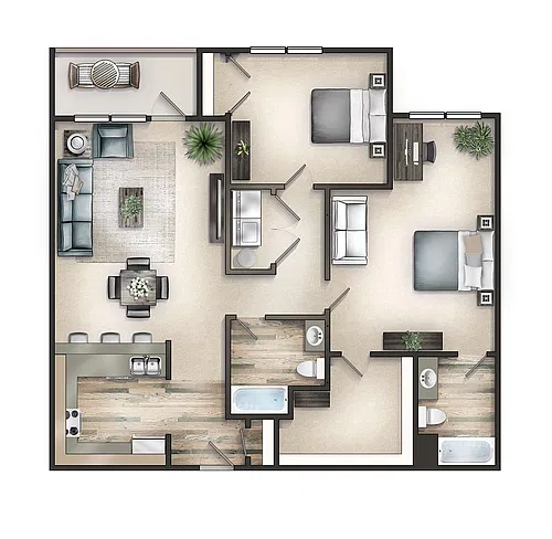Floor plan The Hamlet