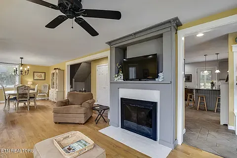 Hardwood floors throughout.