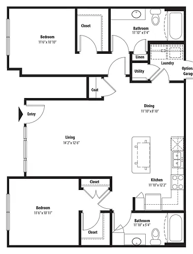 Floor plan B3
