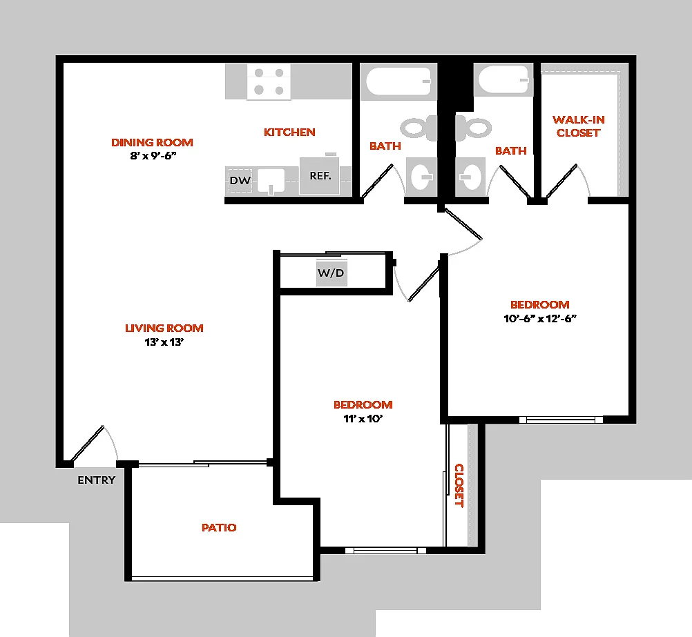 Floor plan Plan 2A