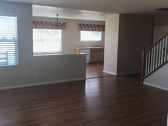 Entry to living room & kitch