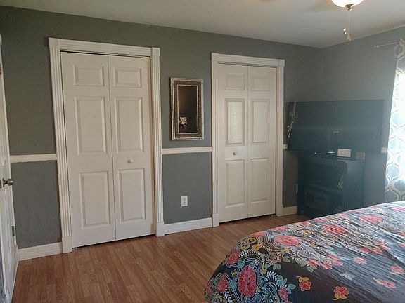 Double closet in master