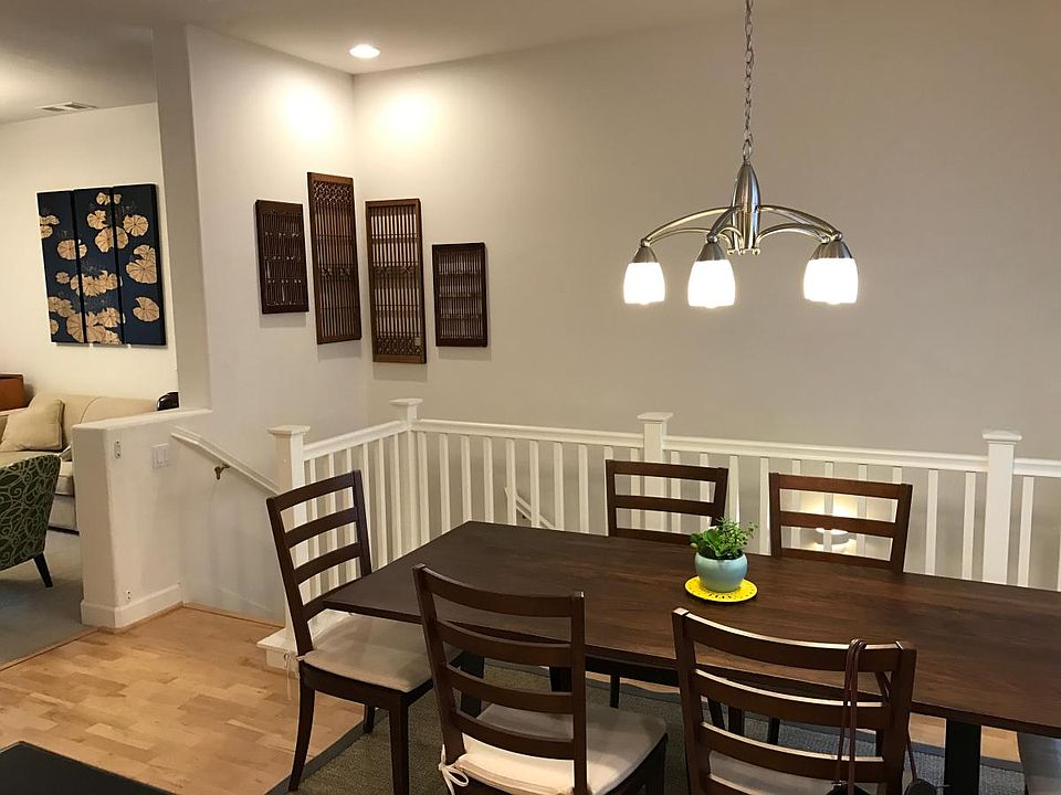 dining room and stair to front entry (shot from kitchen)