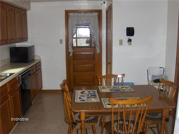 Kitchen with updated cabinets