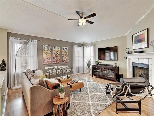Spacious and lots of natural light in your new living room! 7407 Spivey Drive
