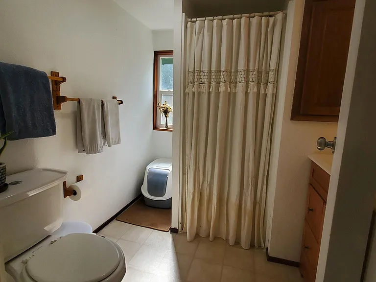 3/4 bath.