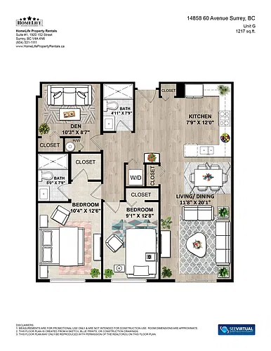 Floor plan Spacious Modern 3-Bedroom Home At Kenzie 3 Bedroom