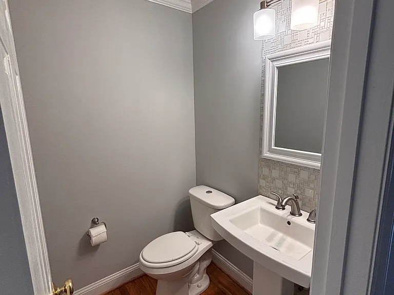 half bath downstairs