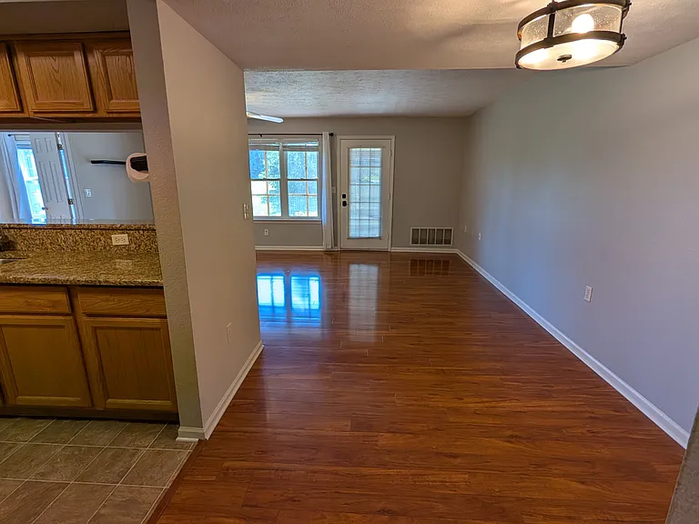 Dining area conveniently next to the kitchen.