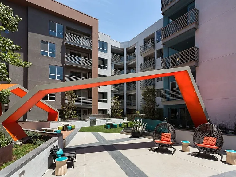 Outdoor courtyard