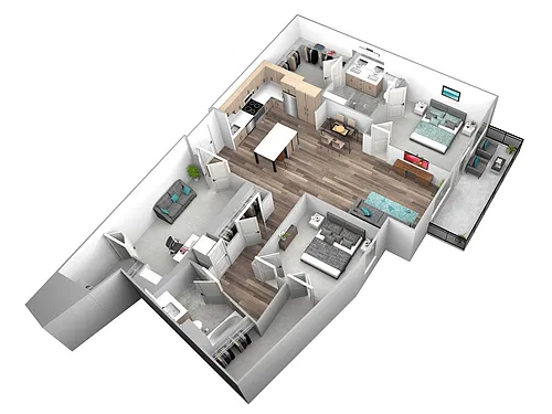 Floor plan C20 - Den