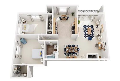 Floor plan 2 Bedroom