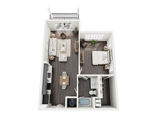 Floor plan 1B4a