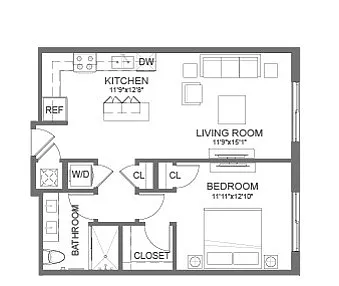 Floor plan A1E